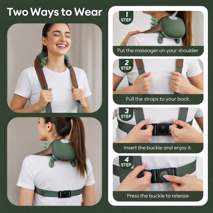 Neptune™ Smart Neck Massager – Deep Relief & Heat Therapy